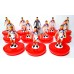 Subbuteo Andrew Table Soccer Czechoslovakia 1990 World Cup Team on Classic Hasbro bases